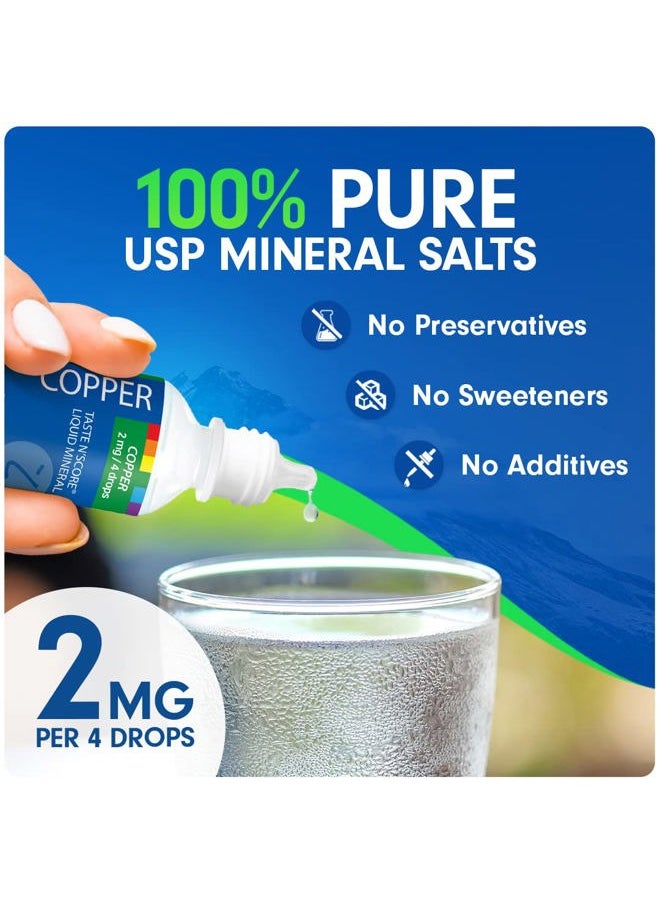 SENSEable Supplements Taste N' Score Copper Liquid Ionic Supplement; 100% Pure; 2 mg; 177 Servings  - Image 5