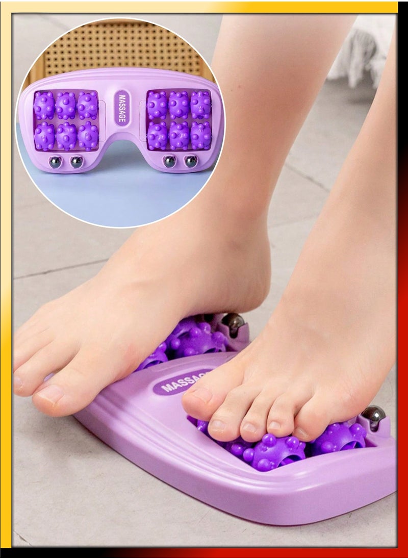 DBLEW - Shiatsu Acupressure Foot Massager Roller with Magnetic Bead Ultimate Stress Relief Blood Circulation Deep Relaxation Ideal for Plantar Fasciitis Feet Pain and Heel Spurs Trigger Point Pressure Massage - Image 1