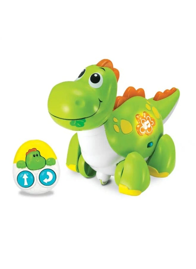 WinFun WinFun Walk With Me Dinoboo Dinosaur Toy (25.91 × 11.68 × 19.56 cm, Green)  - Image 2