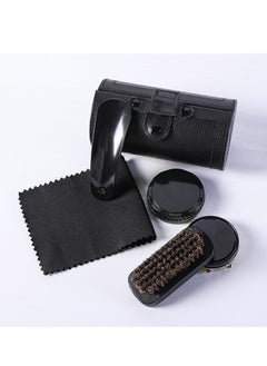 Generic Shoe Polish and Brush Gift Set - Shoe Horn and Sponge Brush for Shoe Cleaning and Leather Shoe Care  - Image 2