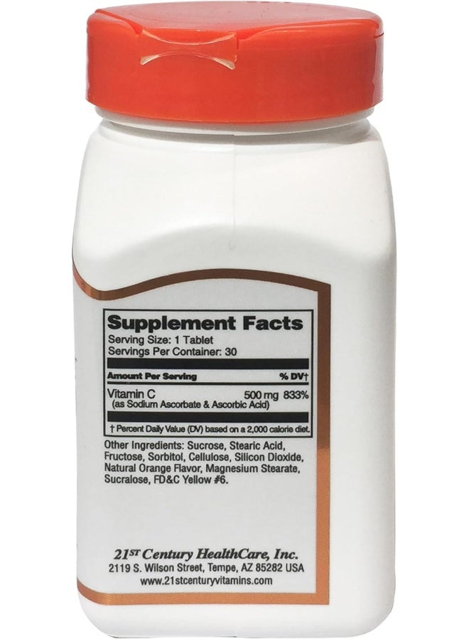 21st Century أقراص قابلة للمضغ C500 30 قرص - Image 3