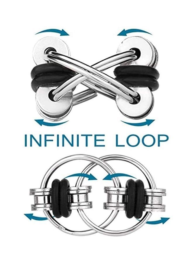 NIBEMINENT Pack Of 3 Flippy Chain Fidget Cube Toys - Image 4