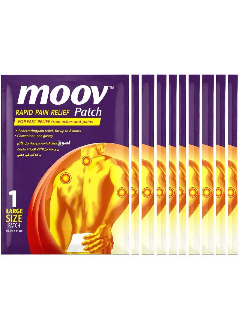 MOVE ON Moov Rapid Relief Patch 10 Pcs - Image 1