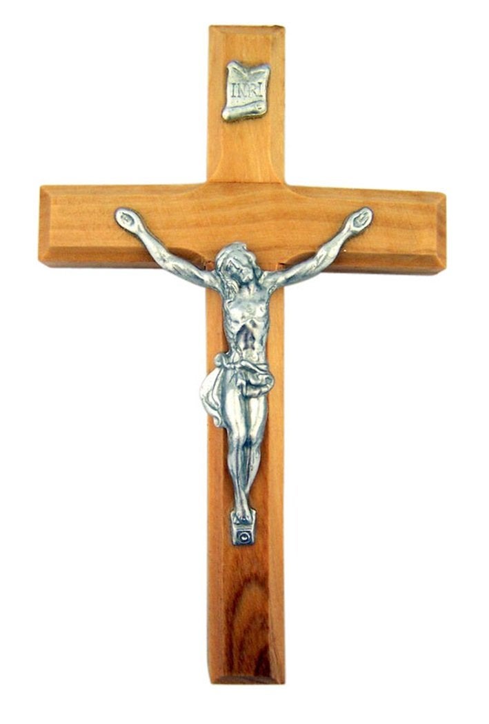 Religious Gifts Religious Gifts Olive Wood Jesus Christ Wall Cross Crucifix 4 Inch 