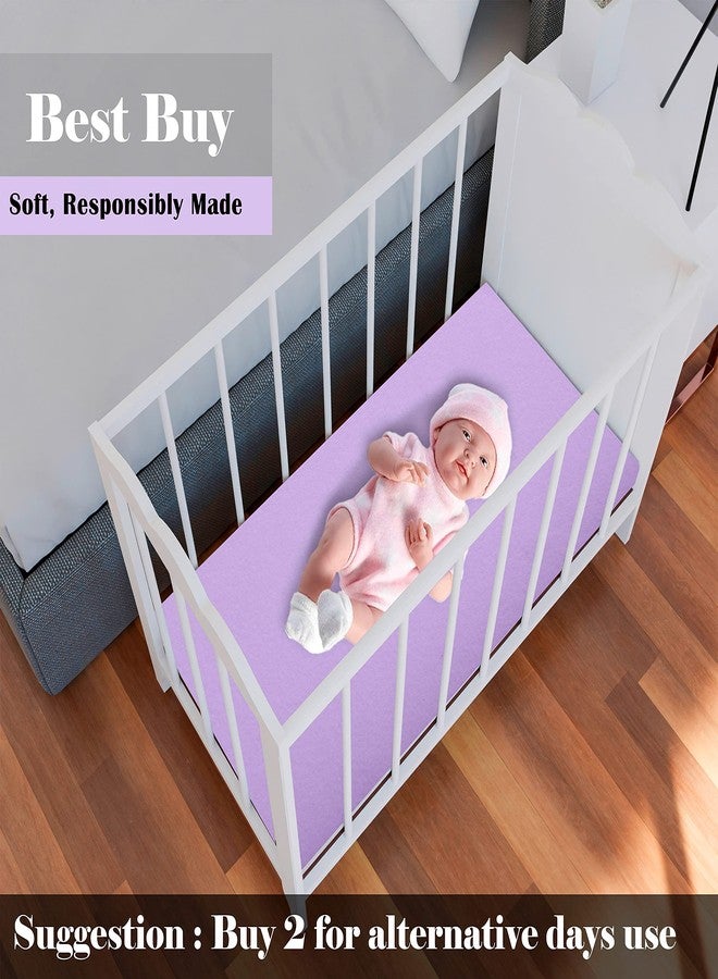AVI FastDry Cotton Extra Absorbent Waterproof and Reusable Bed Protector/Dry Sheet for Baby- Large 100x140 cm -Purple, Pack of 2 - Image 3