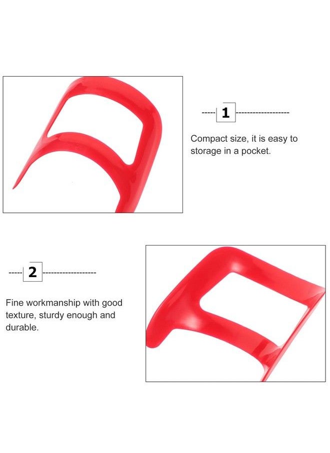 Healifty Goatee Shaving Template Shaping Edge Up Tool For Goatee Trimming Lineup Beard Grooming Kit For Men One Size Fits All Self Cut Guide Use Barber Supplies 2Pcs  - Image 3