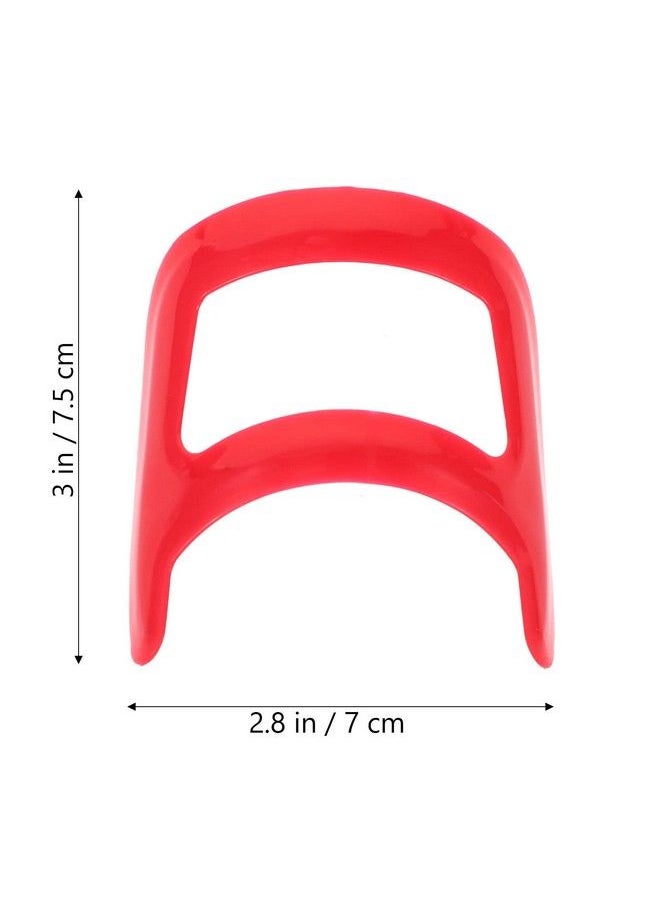 Healifty Goatee Shaving Template Shaping Edge Up Tool For Goatee Trimming Lineup Beard Grooming Kit For Men One Size Fits All Self Cut Guide Use Barber Supplies 2Pcs  - Image 5