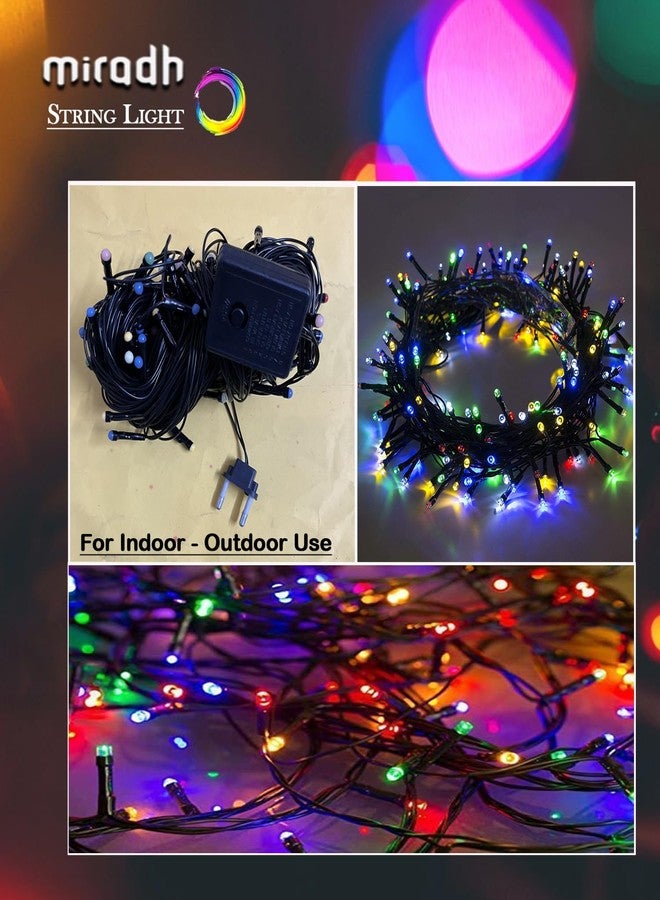 MIRADH 30M 120 Led Outdoor String Lights Decoration 8 Modes Diwali Lights for Decoration for Home,Lights for Diwali Decoration,led Lights for Home Decoration led Strip Lights (Multicolor) - Image 5