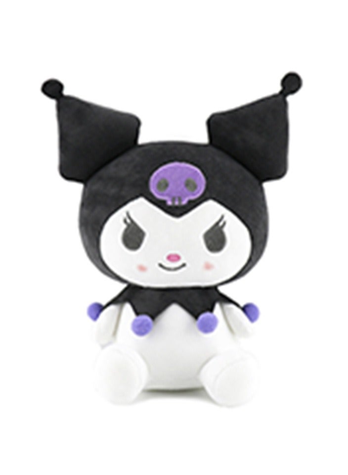 Kuromi Plush Toys Little Devil Cartoon Series Soft Toys Cute Anime Soft Plush Dolls Filled Pillows Children and Girls Fans (Grey)  - Image 1