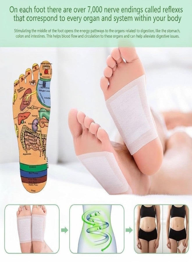 BELLOX ENTERPRISE Detox Organic Health Foot Patch Remove,Pain Free Foot Pads For Stress Relief Sleep,Natural Ingredients Toxins Ginger Detox Pads For Adhesive Foot And Body Cleansing(30 Pads) - Image 2