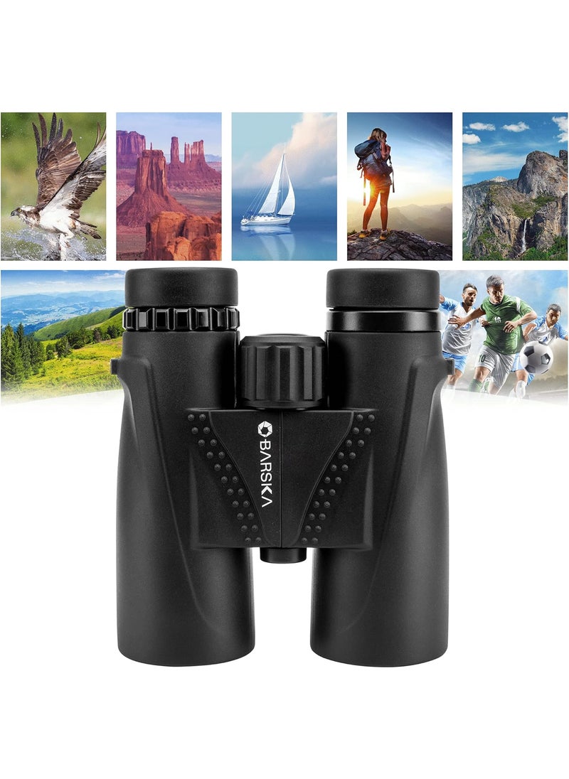 BARSKA Barska AB13434 Blackhawk 10x42 Waterproof Binoculars for Birding Boating Events Hiking Hunting etc  - Image 2