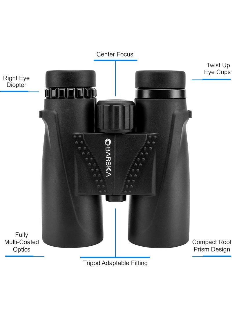 BARSKA Barska AB13434 Blackhawk 10x42 Waterproof Binoculars for Birding Boating Events Hiking Hunting etc  - Image 3