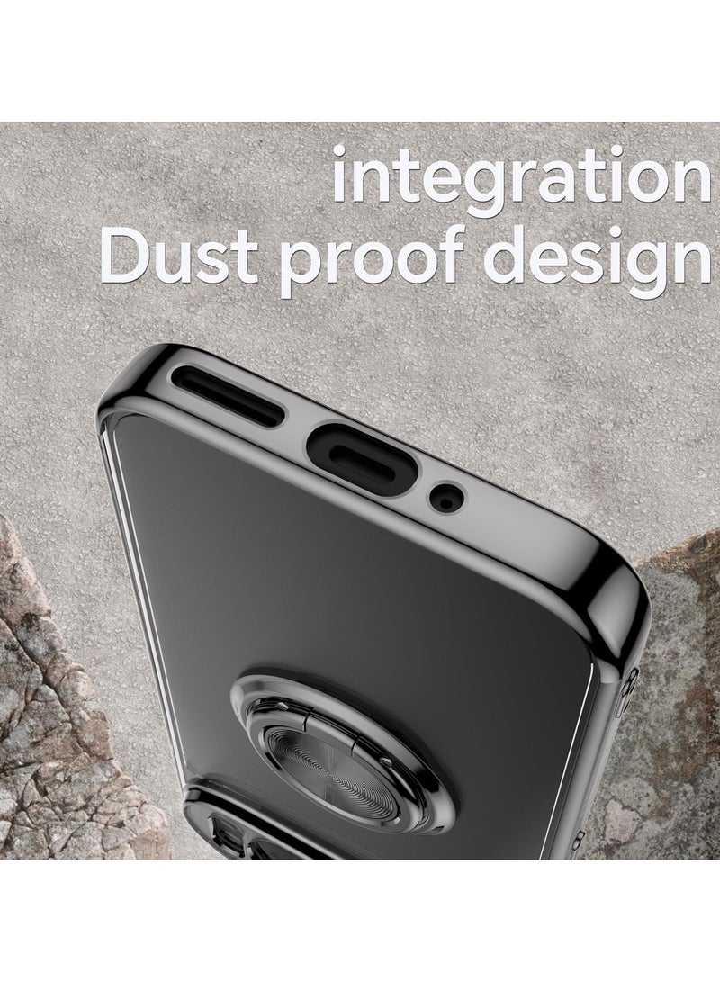 Transparent Magnet Case for Pixel 9 Pro XL, with 360°Rotating and Foldable Ring Bracket, Soft Bumper Shell for Google Pixel 9 Pro XL - Image 4