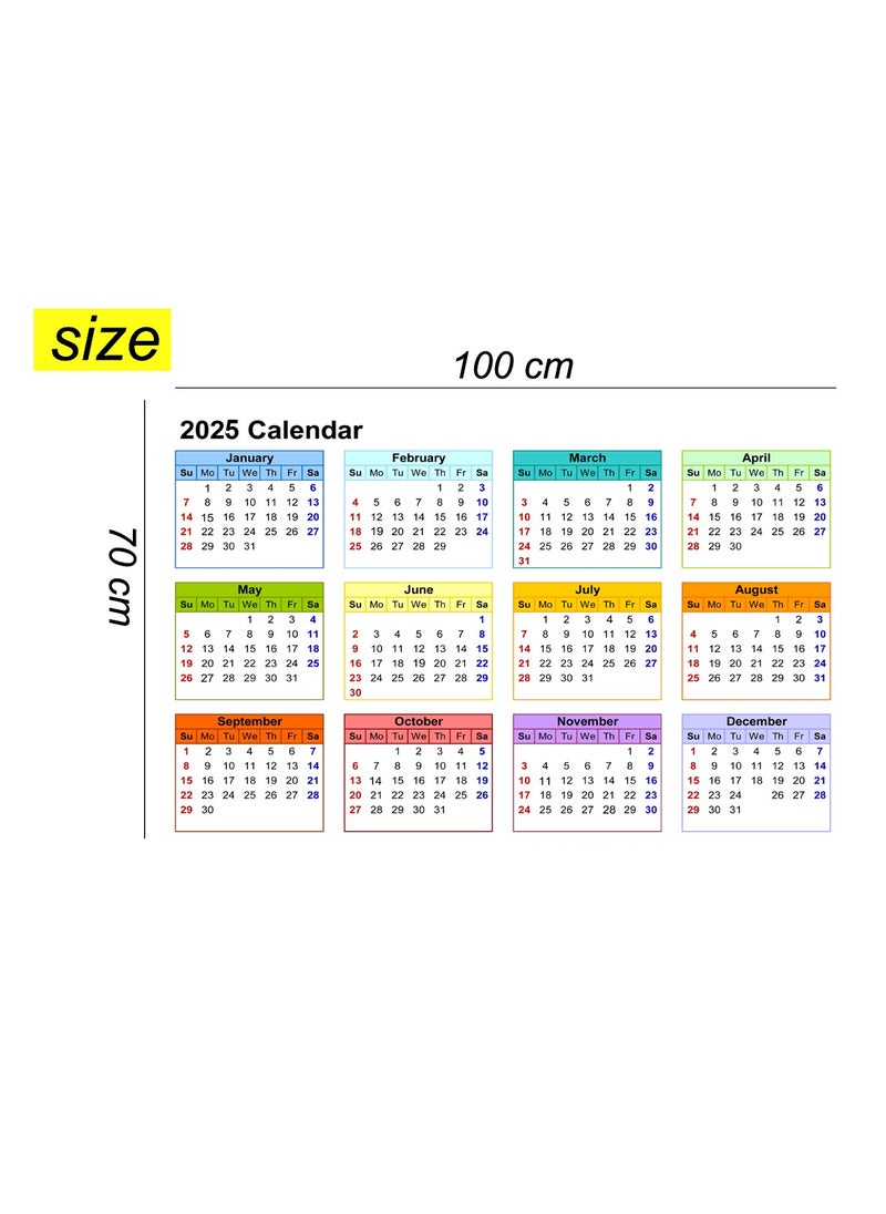 Generic - 2025 WALL CALENDER - Image 1