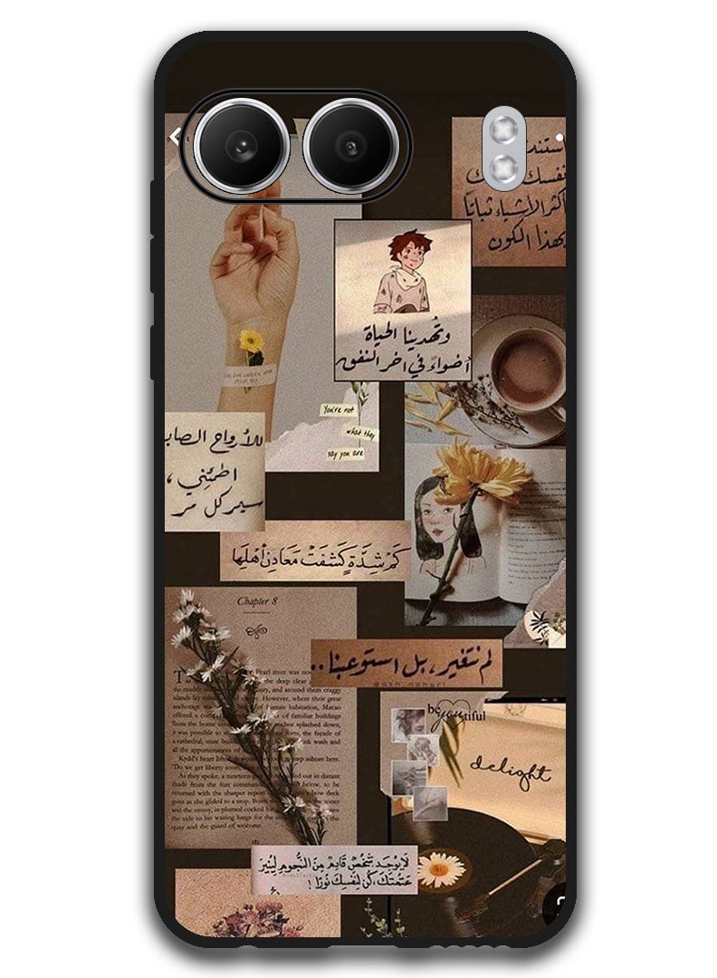 Theodor Protective Case Anti Scratch Shock Proof Bumper Cover For OnePlus Nord 4 Arabic Design (161) - Image 1