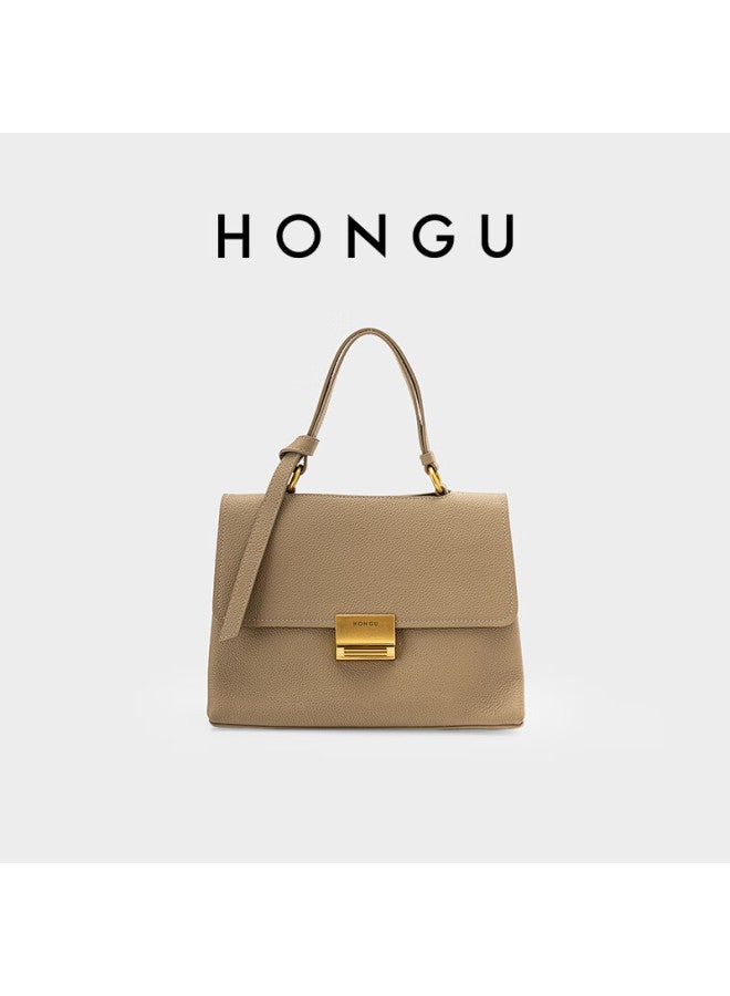 Hongu Handbag, Top-grain Leather Shoulder Bag And Tote Bag, Versatile Crossbody And Handheld Bag For Women, Birthday Gift For Girlfriend - Image 1
