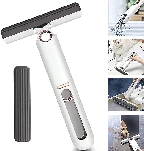 MASAYUKI MASAYUKI Mini Mop for Kitchen Portable Mini Mop Kitchen Cleaning Tools Home Kitchen Self Squeeze Mop Sponge for Bathroom Glass Cleaner Short Mop - Image 1