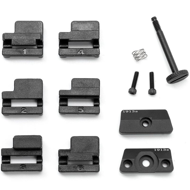 GRONGU TLR 69322 Clamp Jaw Kit Compatible with Streamlight TLRsub 1913 Short Models Only Flashlights Clamp Assembly Replacement for Streamlight Modes 69402 69407 69418 69505 Black - Image 2