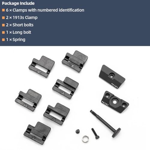 GRONGU TLR 69322 Clamp Jaw Kit Compatible with Streamlight TLRsub 1913 Short Models Only Flashlights Clamp Assembly Replacement for Streamlight Modes 69402 69407 69418 69505 Black - Image 3