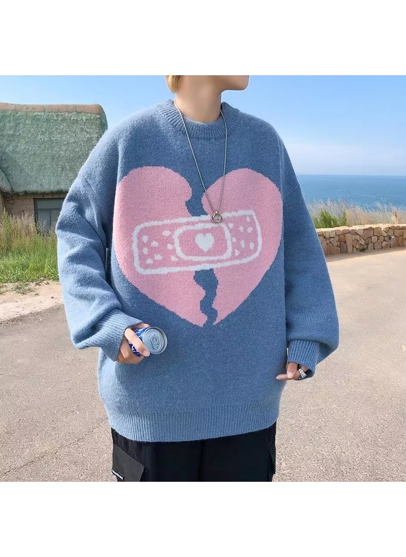 Generic - Korean Lazy Style Couples Sweater Pink - Image 1