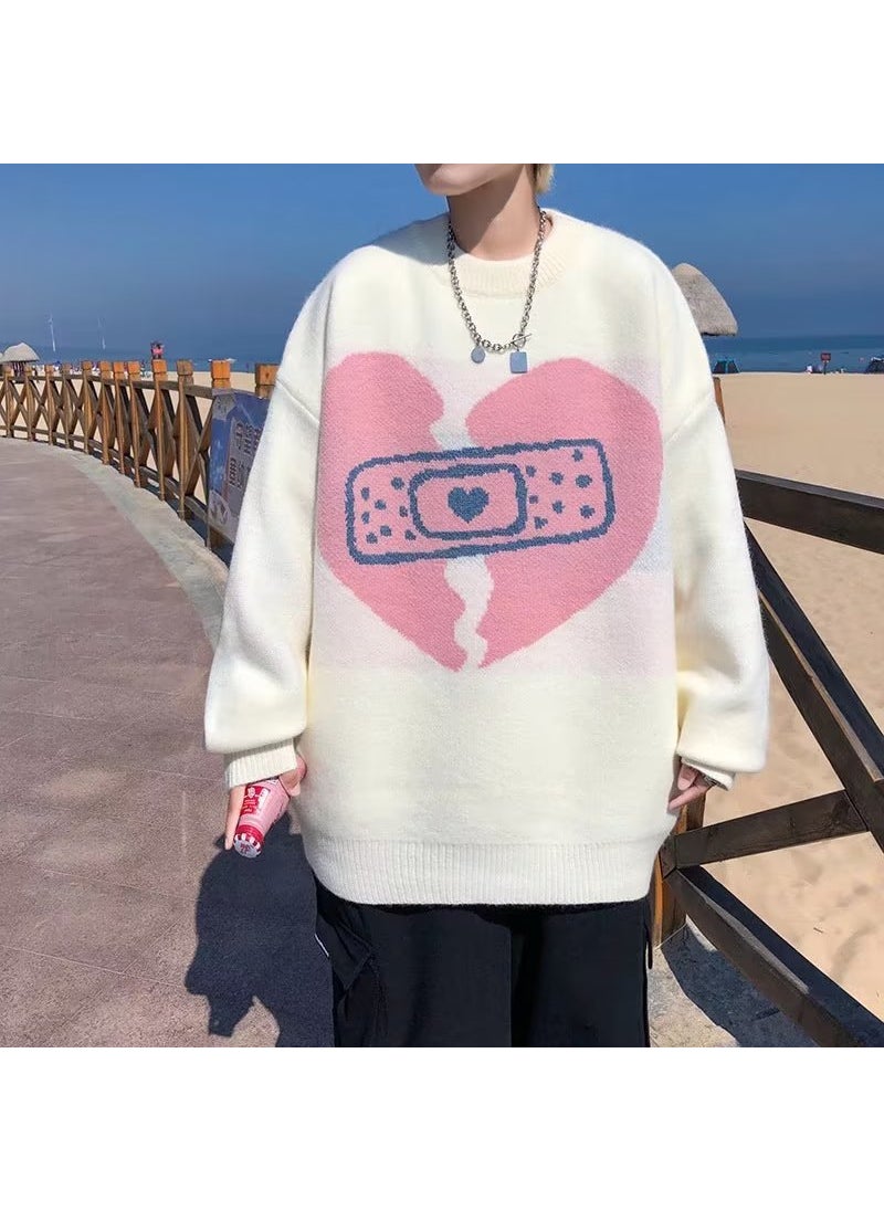 Generic - Korean Lazy Style Couples Sweater Pink - Image 1
