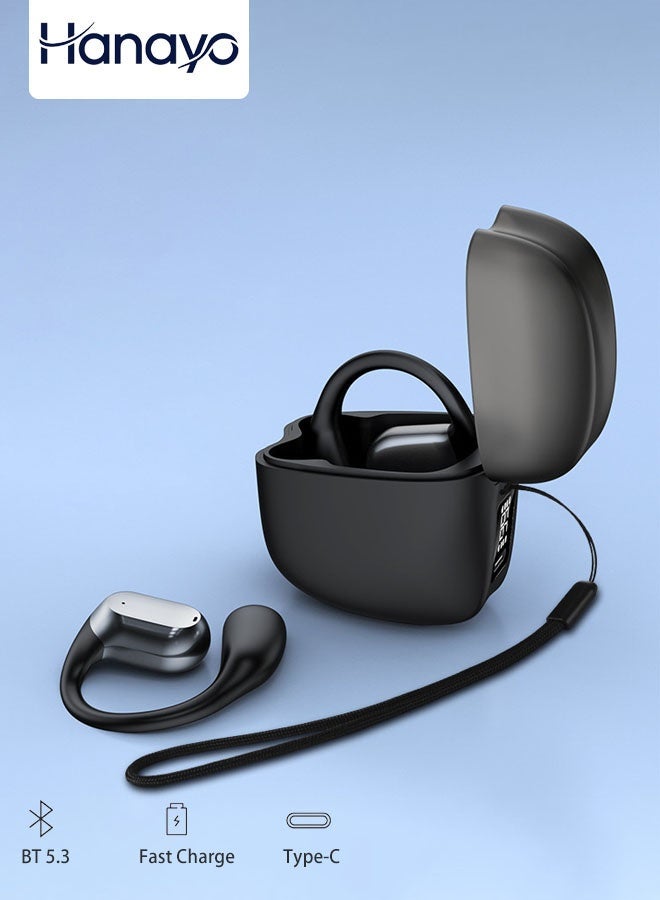هانايو Hanayo Wireless Earphones Open Ear Headphones Bluetooth 5 3 Wireless Headset Portable D