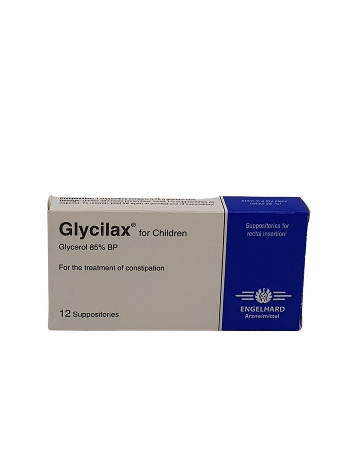 Glycilax Suppositories for children 12's - Image 1