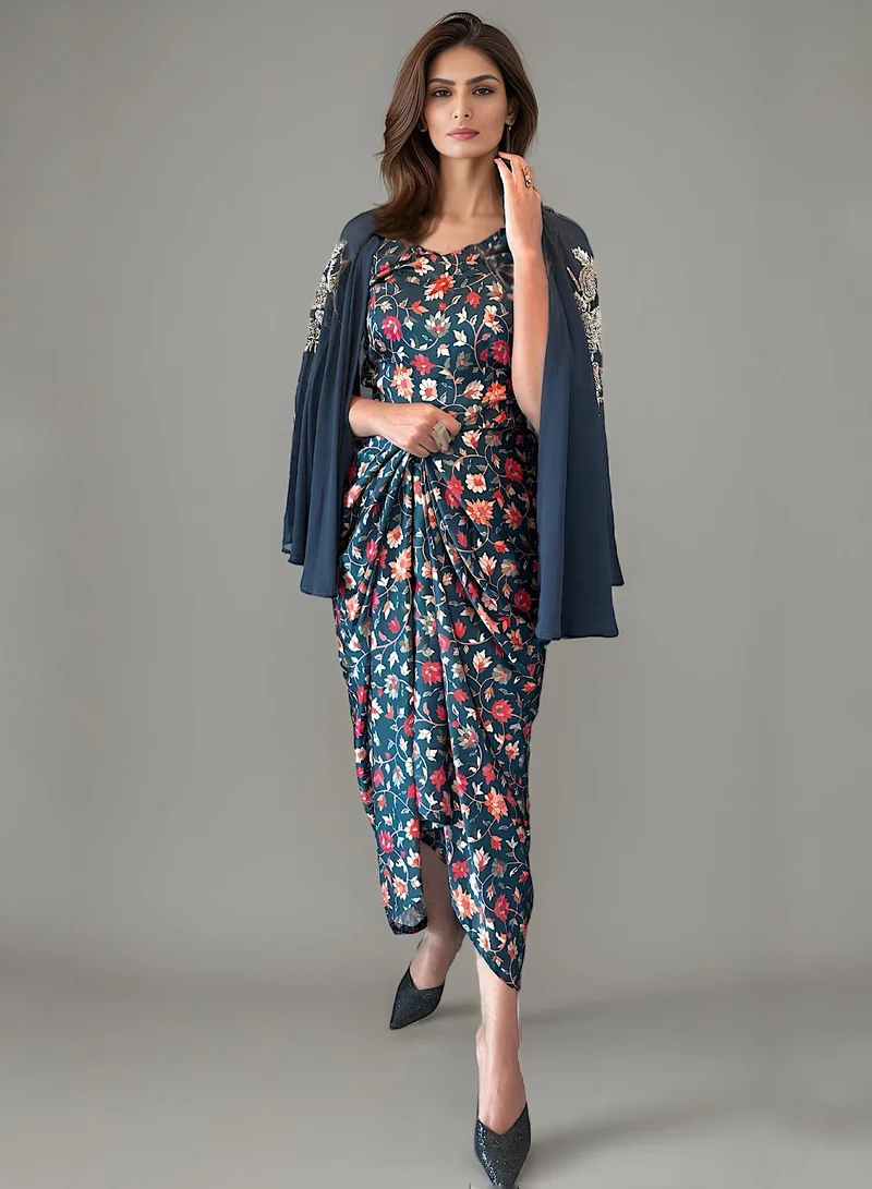 إكستاسي طقم فستان كيب