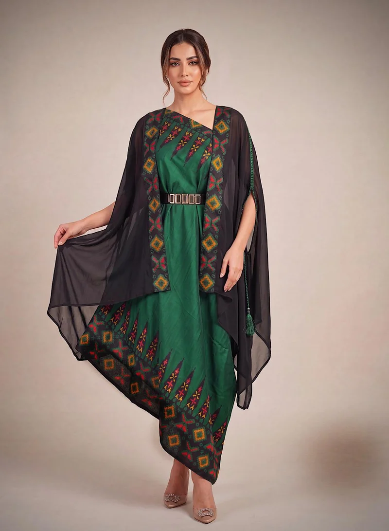 Ecstacy Cape Dress set