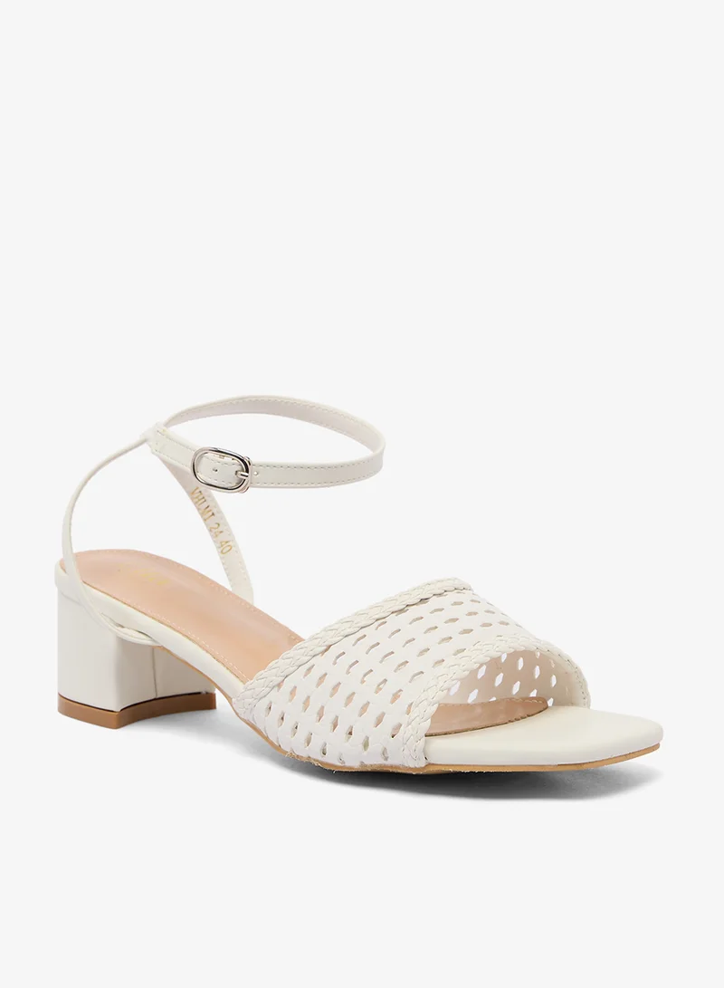 ايلا Ankle Strap Heeled Sandals