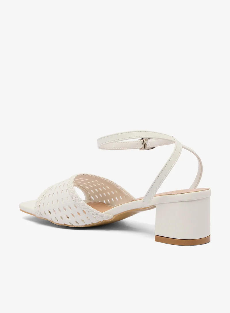 ايلا Ankle Strap Heeled Sandals