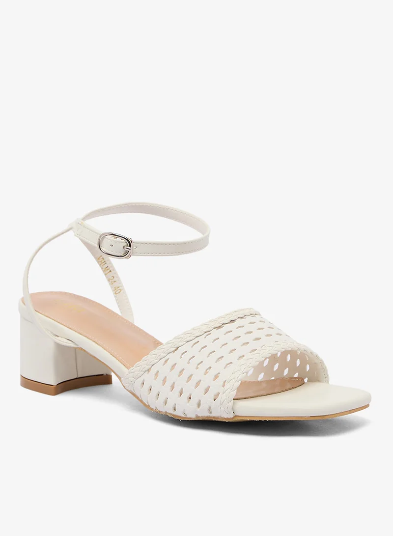ELLA Ankle Strap Heeled Sandals
