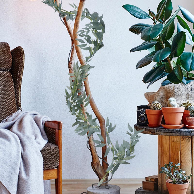 Green Plastic Willow Garland Wall Hanging Decor for Wedding Party Backdrop Indoor Event Decoration - Image 5