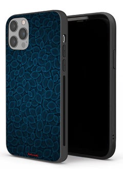 Apple iPhone 12 Pro Max Protective Case Digital Art Leaves Pattern