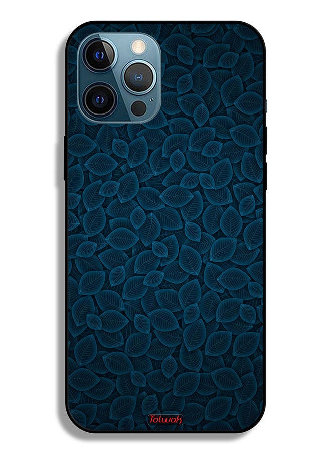 Tolwak - Apple iPhone 12 Pro Max Protective Case Digital Art Leaves Pattern - Image 1