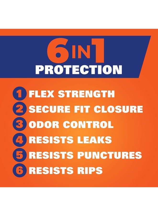 Hefty Ultra Strong Tall Kitchen Trash Bags, Fabuloso Lemon Scent, 13 Gallon, 80 Count - Image 2