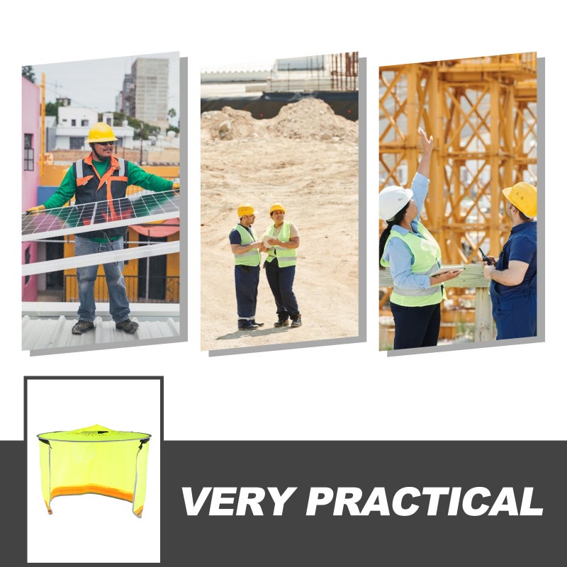 Hard Hat Brim Shade Safety Hat Shade Outdoor Hardhat Sun Shade Construction Sun Visor - Image 3