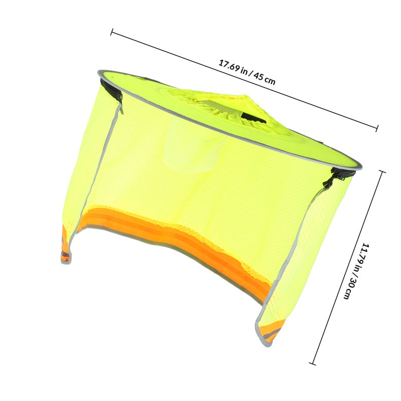 Hard Hat Brim Shade Safety Hat Shade Outdoor Hardhat Sun Shade Construction Sun Visor - Image 2