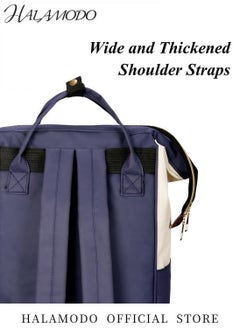 HALAMODO Multi-Function Waterproof Baby Diaper Bag Mom’s Travel Backpack Large Capacity Baby Care Bag Fashionable Durable Shoulder Strap and Handheld Design  - Image 5