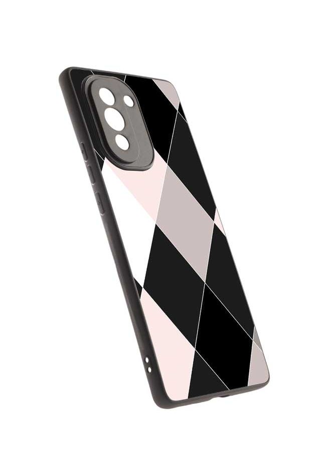 Okteq - TPU Protection and Hybrid Rigid Clear Back Cover Case Multicolored Shapes for Huawei nova 10 - Image 1