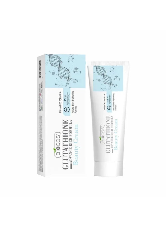 BIOCOS Glutathione Beauty Cream - Brighten & rejuvenate skin with Aloe Vera - Image 1