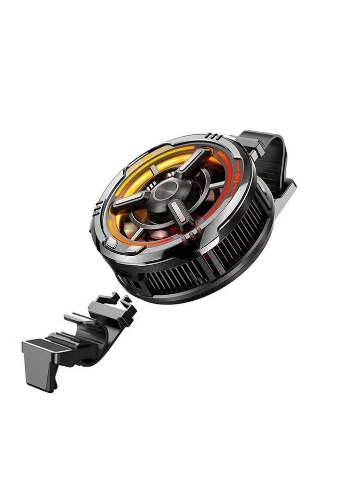 Memo CX09 Magnetic Mobile Phone Cooling Fan Radiator Cooler | Efficient Heat Dissipation for Smartphones | Compact, Portable Design with Strong Magnetic Mount | Ideal for Gaming, Extended Use & Overheating Prevention | Universal Compatibility  - Image 3