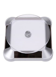 Solar Power Rotating Jewelry Stand Watch Display Holder With Turning Table