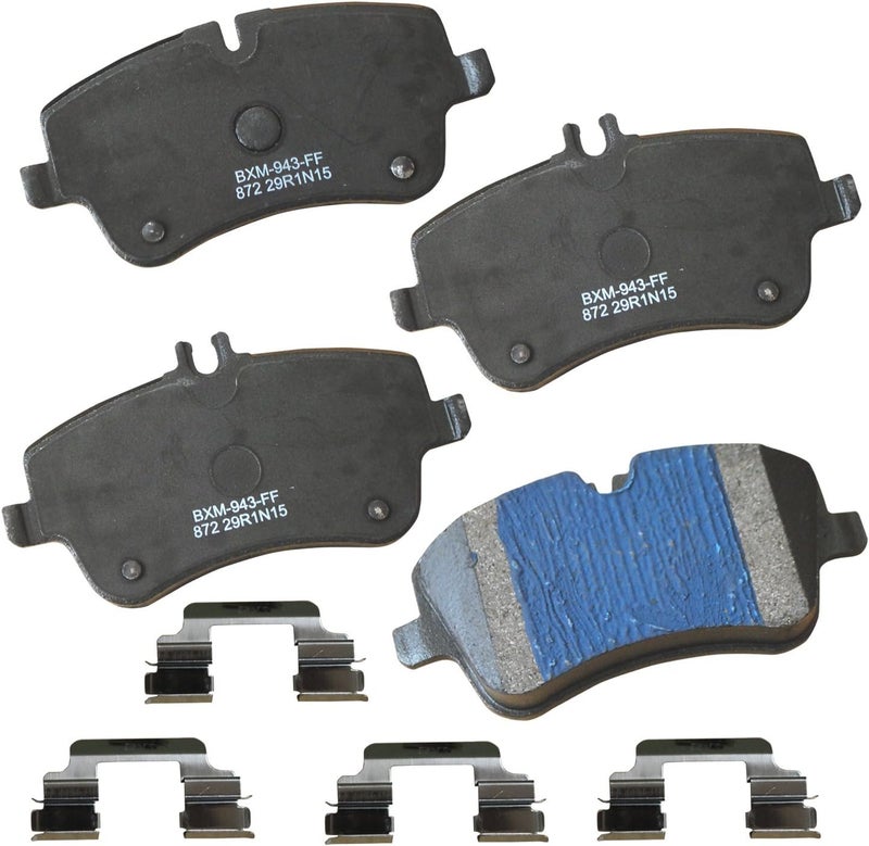 Bendix Premium SBM872 Semi-Metallic Front Brake Pads for Select Models Mercedes-Benz C200, C230, C240, C280, C320, C350, CL200, CL230, CLK280, CLK320, CLK350, SLK200, SLK280, SLK300 - Image 1