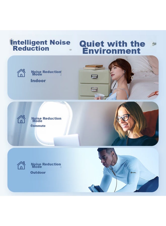 Witgoer Anc Active Noise Cancellation | Berlin Sound Quality Type-c Wired Digital Gaming Headphones Semi In-ear Round Tip For Huawei, Xiaomi, Apple Hifi - Image 2