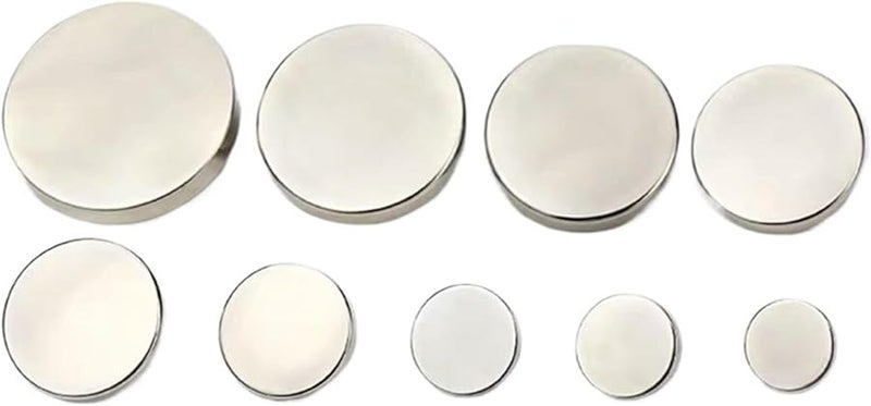 30pcs 10mm Silvery Sewing Buttons For Clothes Windbreaker Shirt Sofa Decorations - Image 2