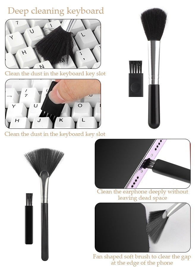 14 in 1 Electronic Device Cleaning Tools Laptop Keyboard Brush Cleaning Spray for iPhone AirPods MacBook iPad, Camera PC Monitor Headphones TV Tablet Car Screen - Image 5