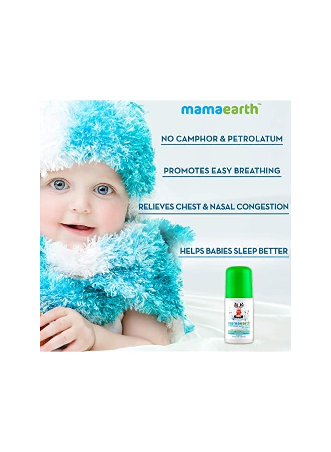 Mamaearth Breathe Easy Vapor RollOn for Babies 3+ months, 40 ml  - Image 2