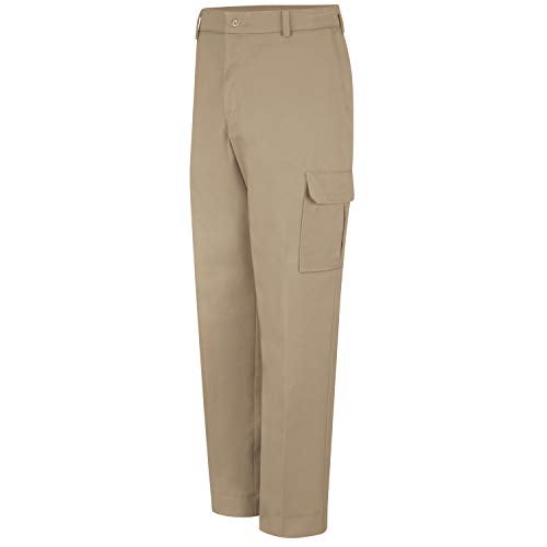 Red Kap Men's Industrial Cargo Pant, Khaki, 42W x 30L - Image 3