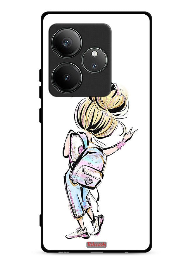 Tolwak Realme GT Neo6 5G Protective Case Cover Back To School Girl Art - Image 1
